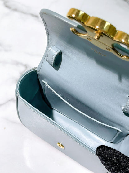 CELINE MINI CLAUDE, Blue/Gold