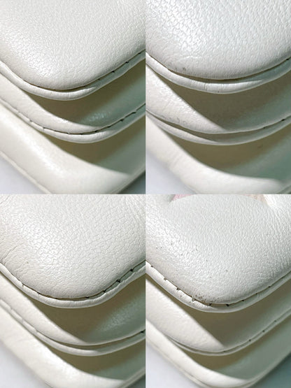 LV MINI COUSSIN, White/Gold