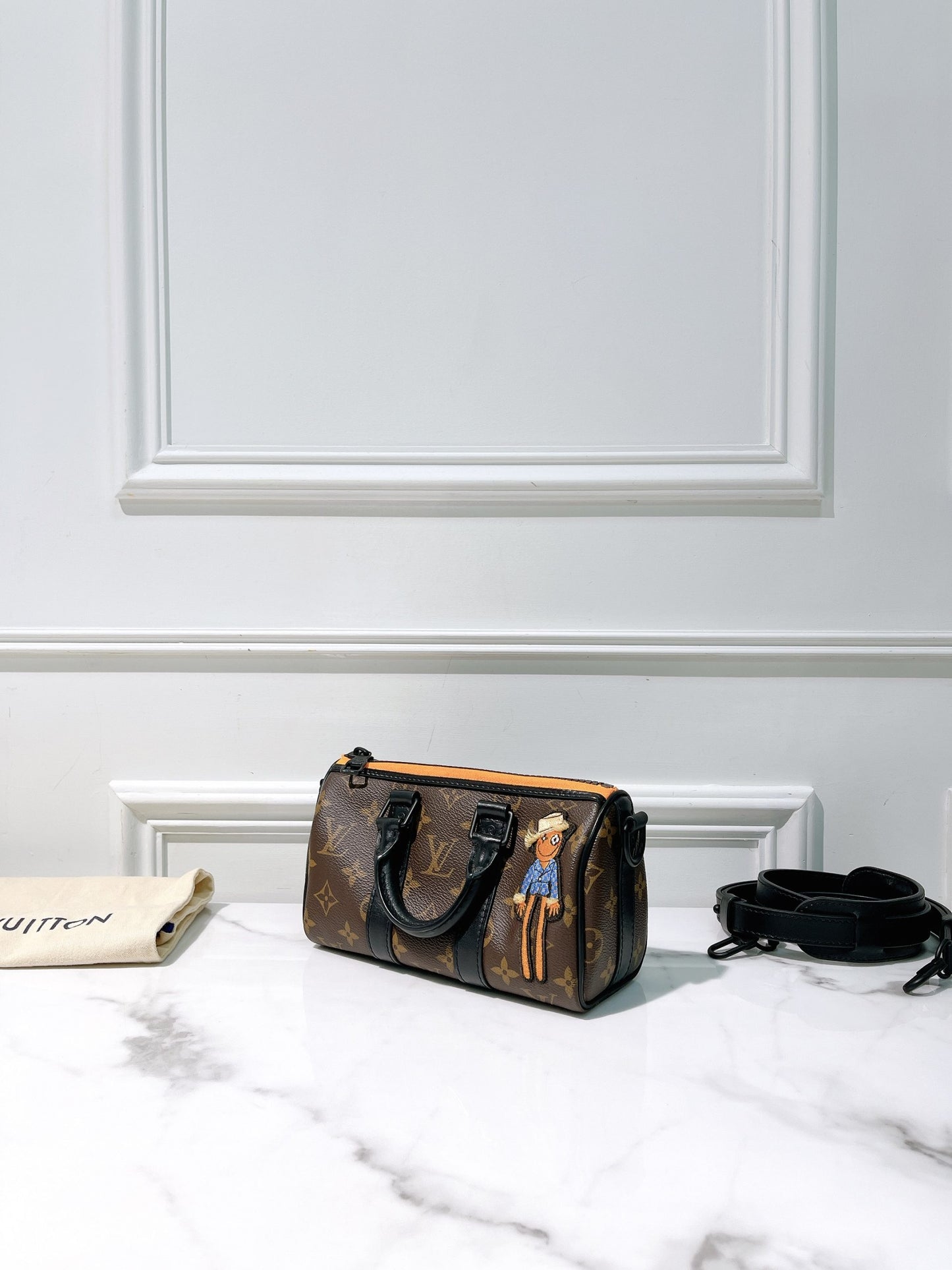 LV KEEPALL NANO, Monogram