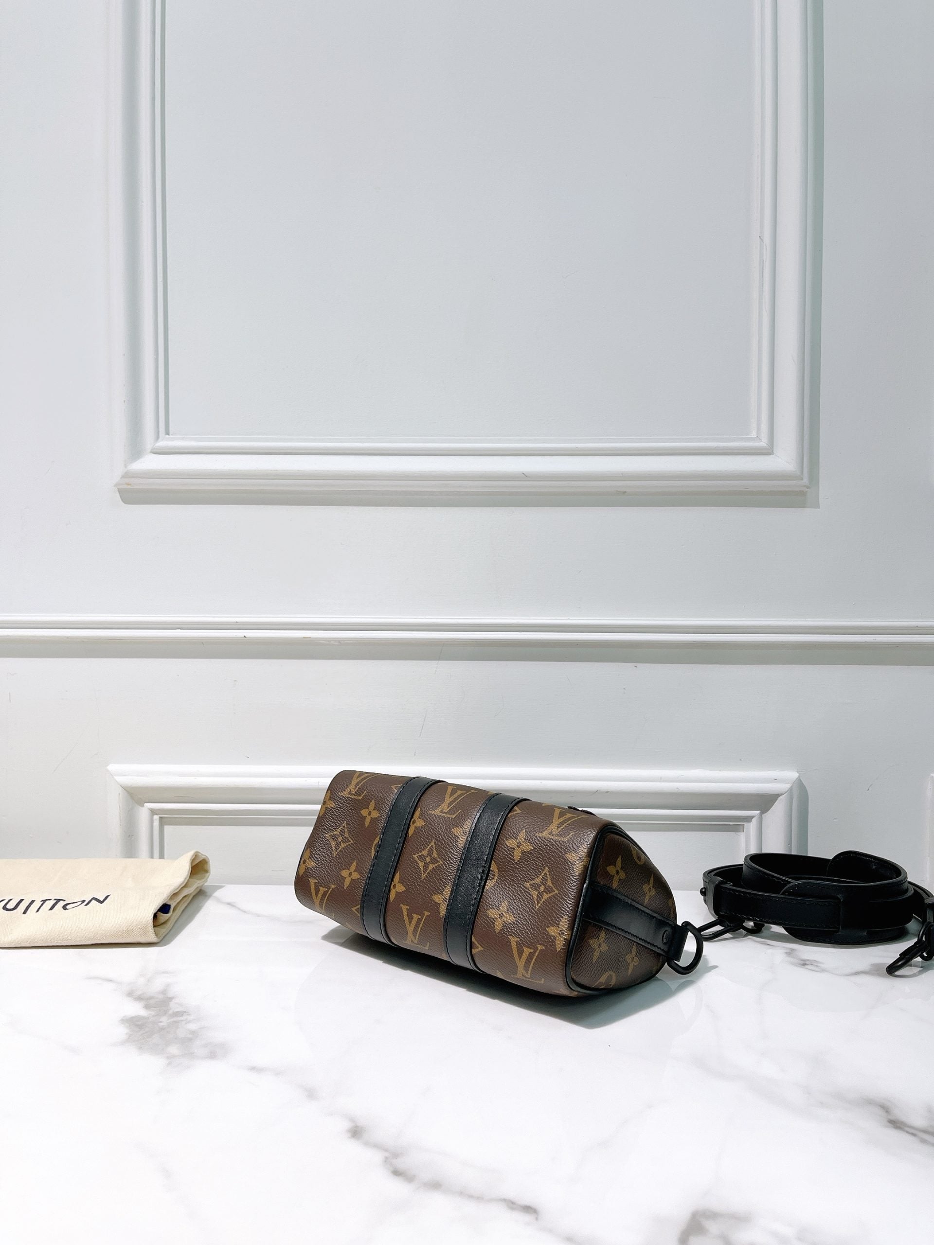 LV KEEPALL NANO, Monogram