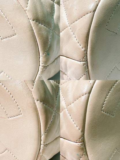 CHANEL BUCKET BAG, Beige/Gold