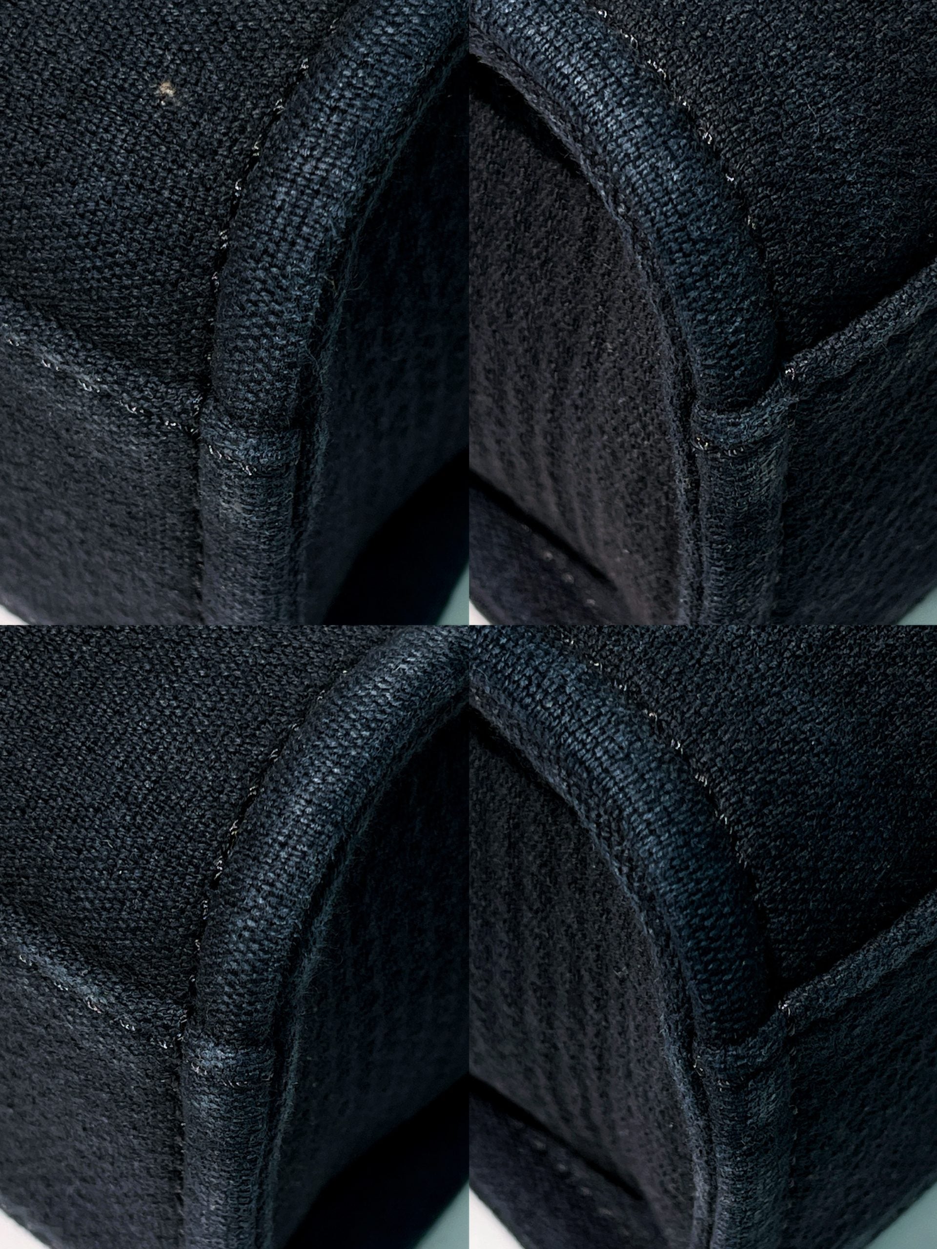 CHANEL SMALL SHOPPING TOTE, Navy/Silver