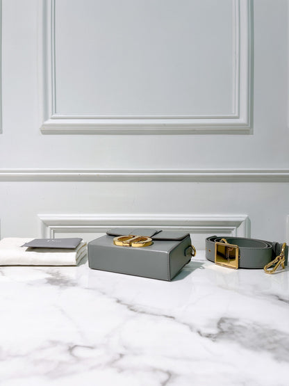 DIOR 30 MONTAIGNE BOX, Gray/Gold