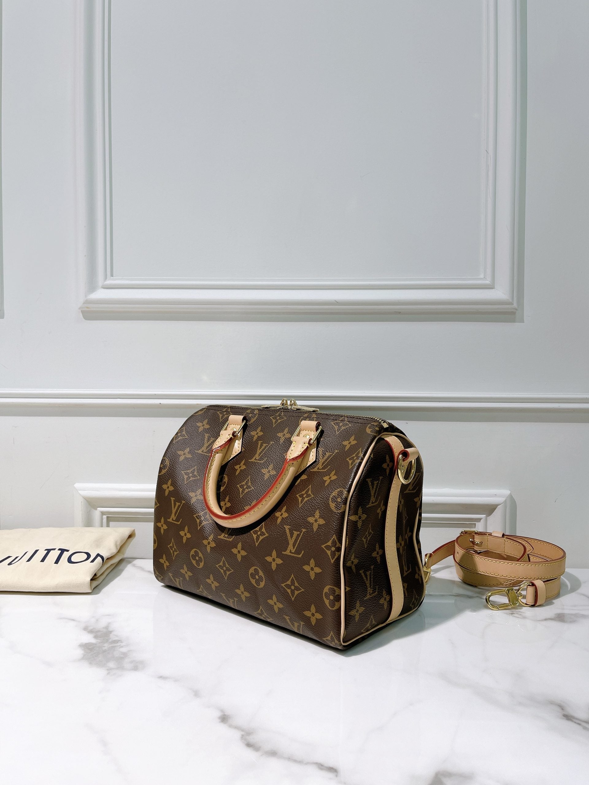 LV SPEEDY BANDOULIERE 25, Monogram