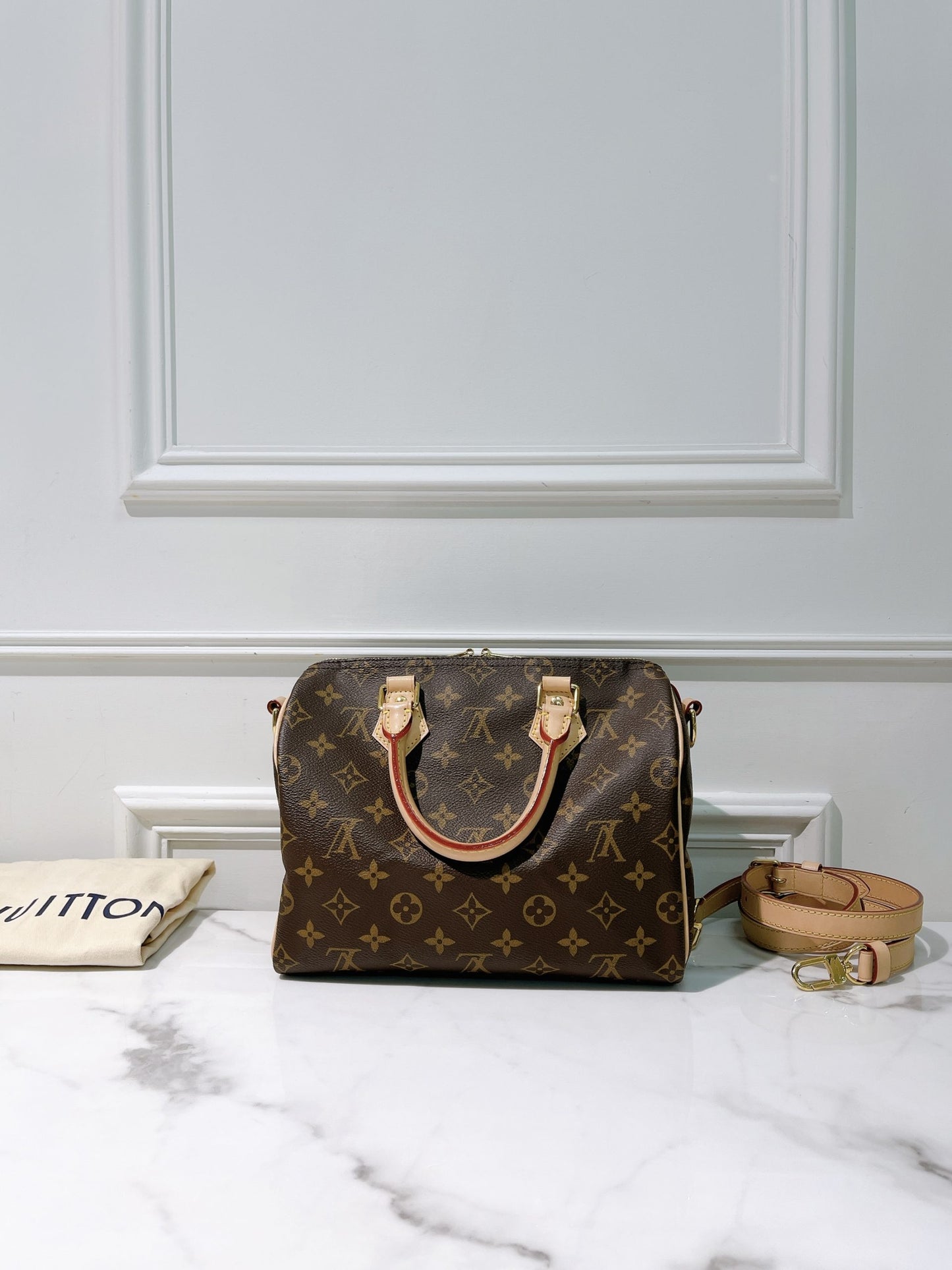 LV SPEEDY BANDOULIERE 25, Monogram