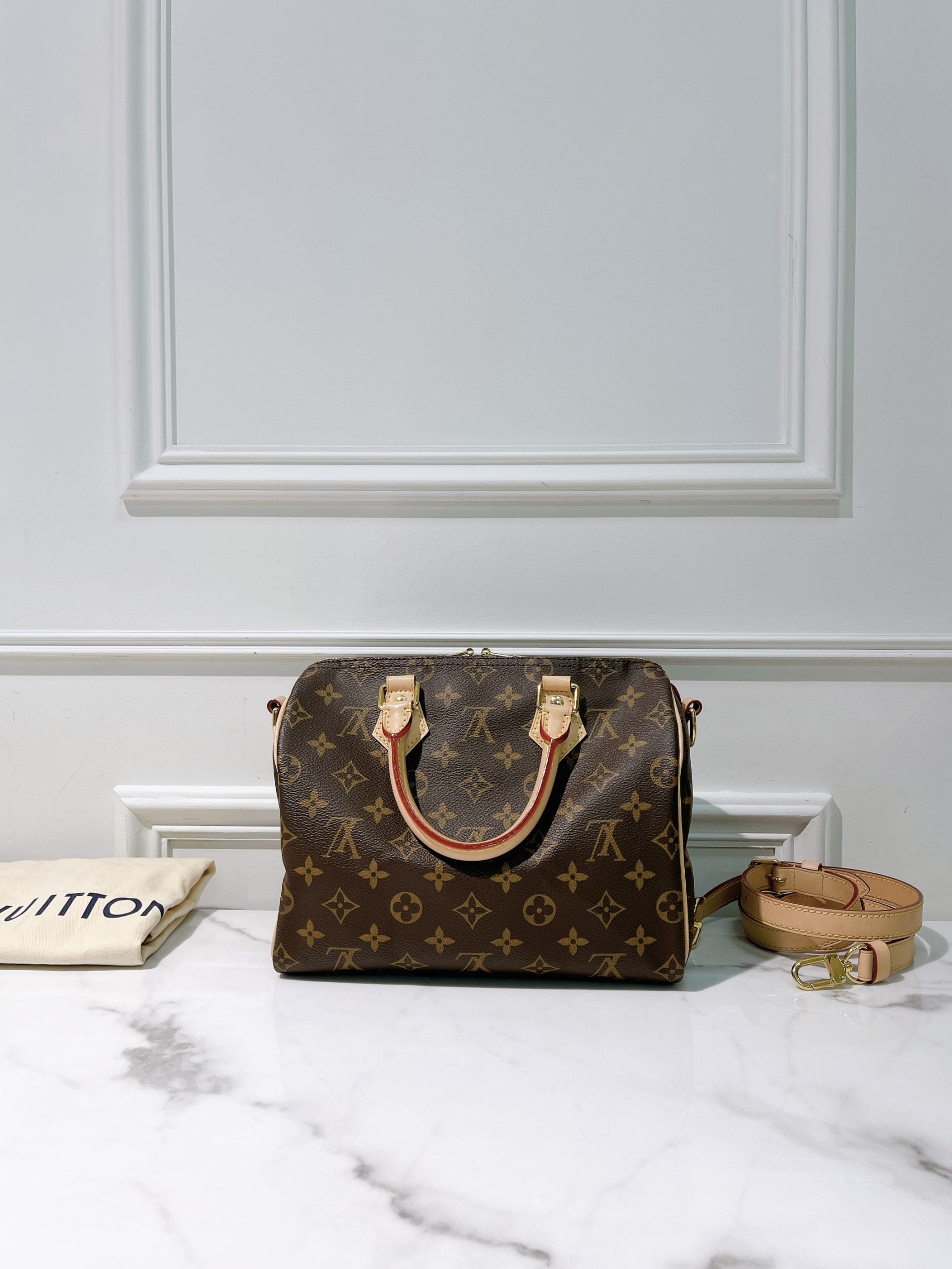 LV SPEEDY BANDOULIERE 25, Monogram