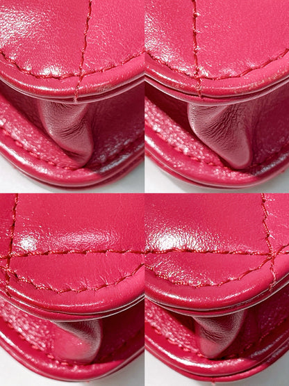 CHANEL MINI WOC, Pink/Gold