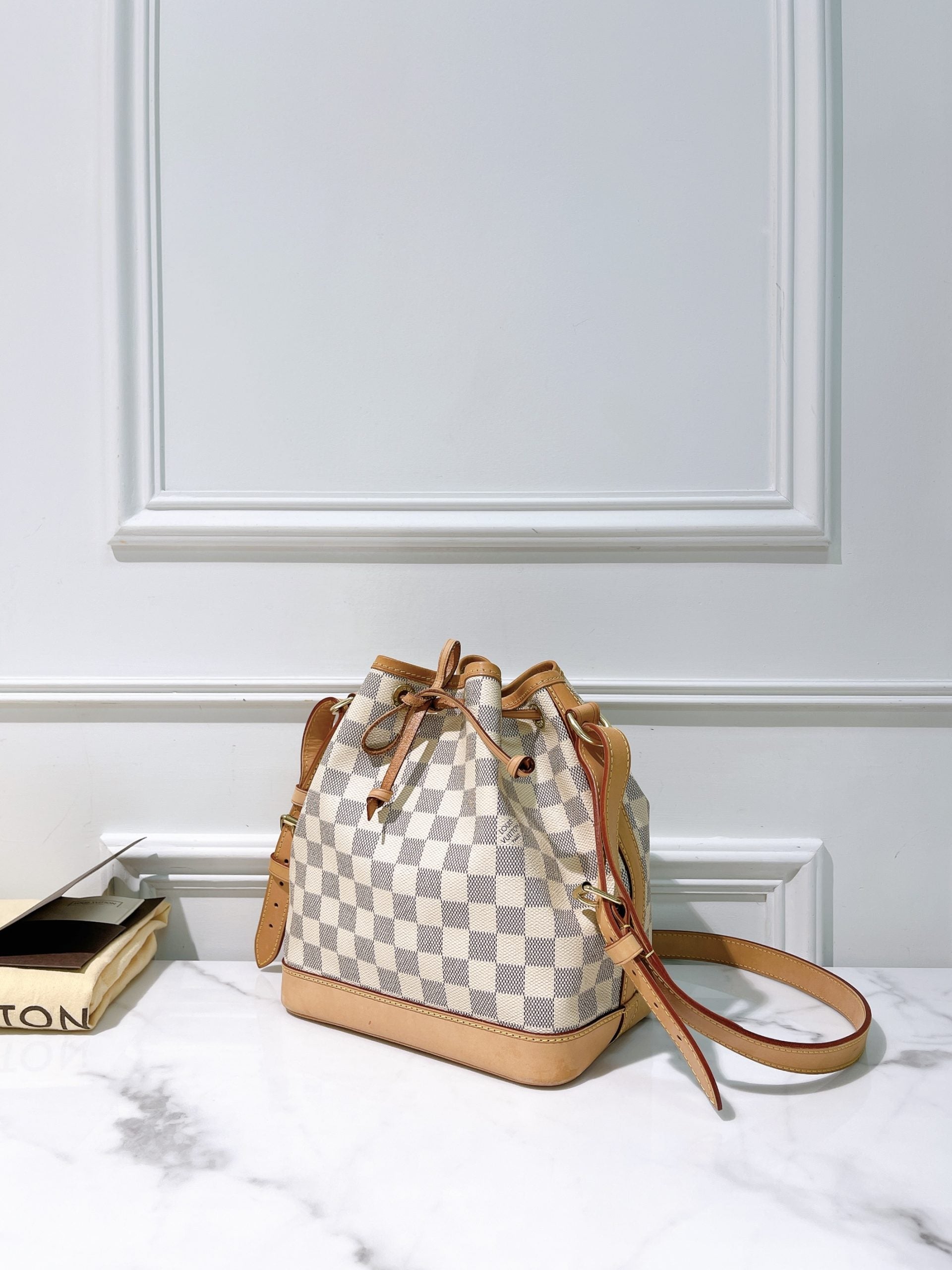LV NOE BB, Damier Azur
