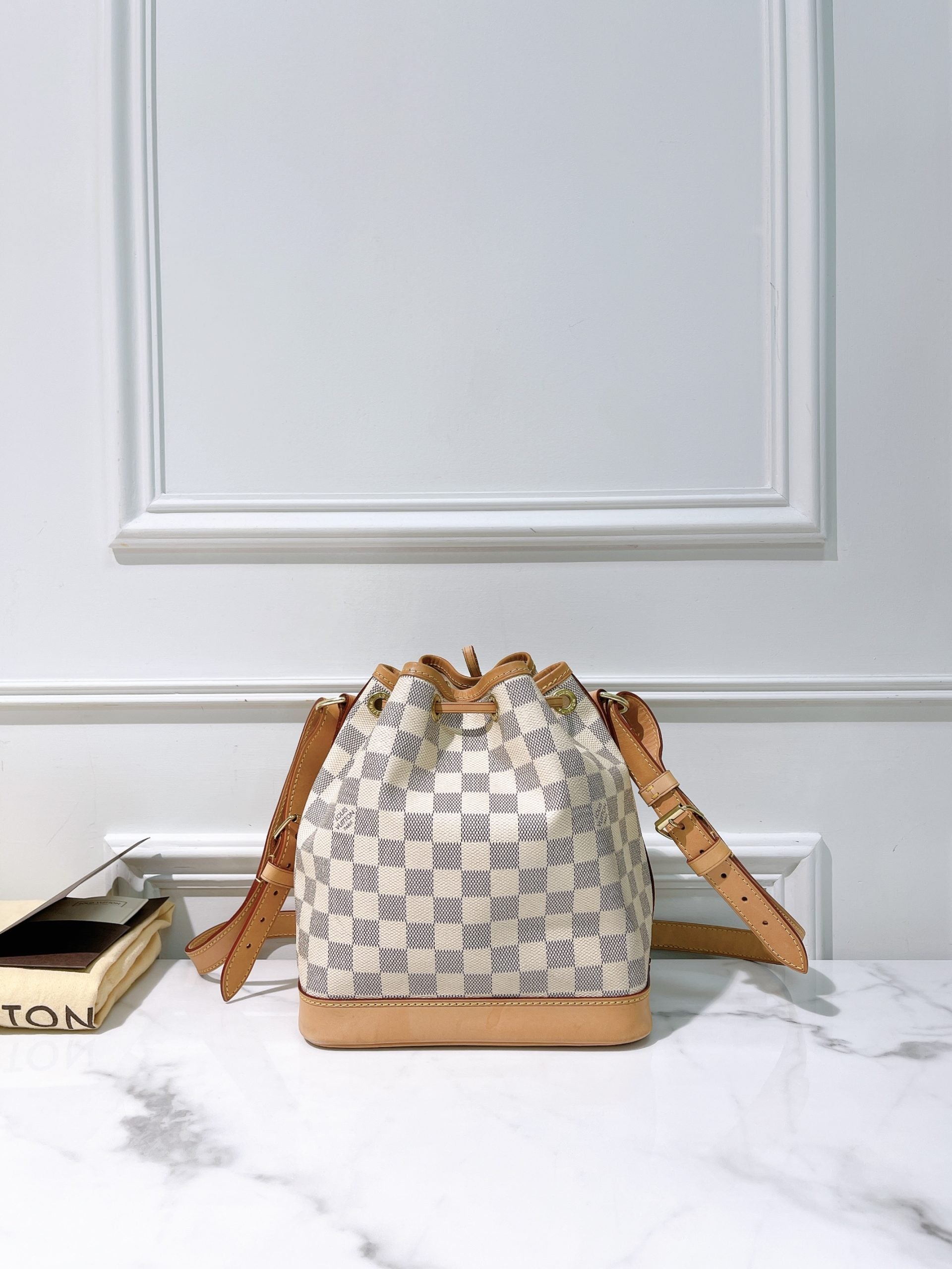 LV NOE BB, Damier Azur