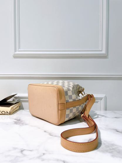 LV NOE BB, Damier Azur