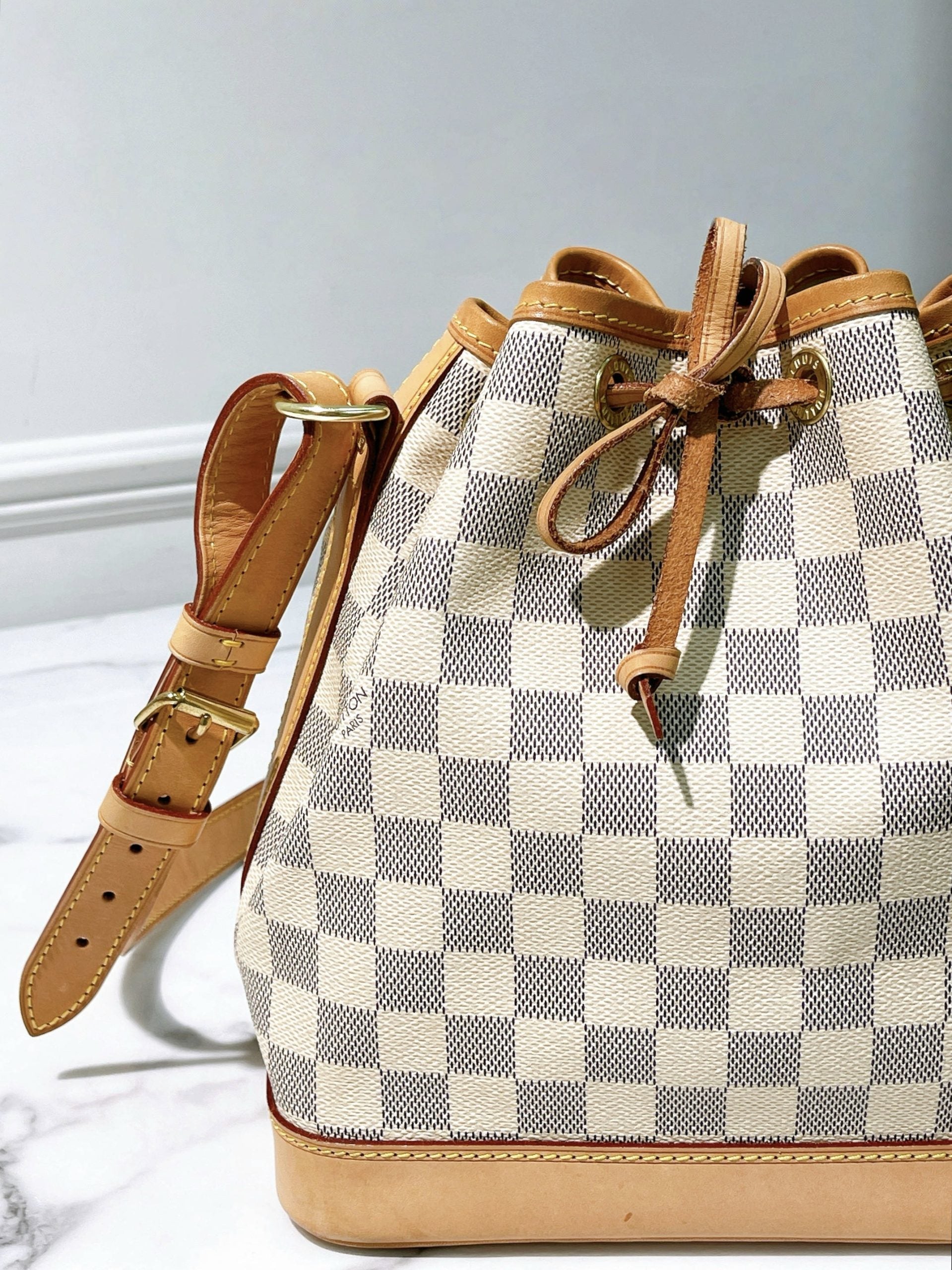 LV NOE BB, Damier Azur