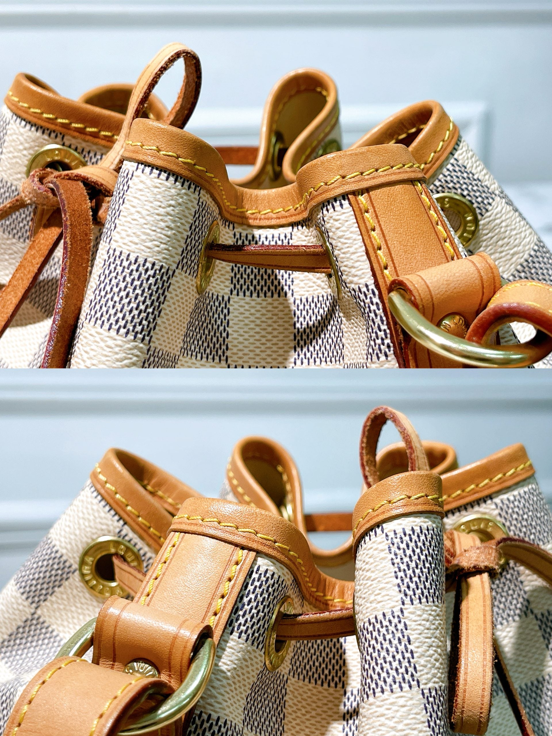 LV NOE BB, Damier Azur