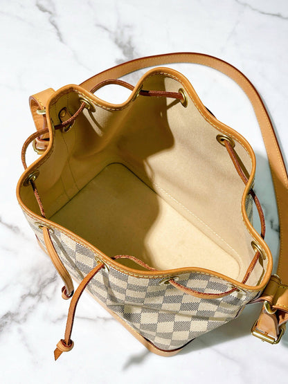 LV NOE BB, Damier Azur