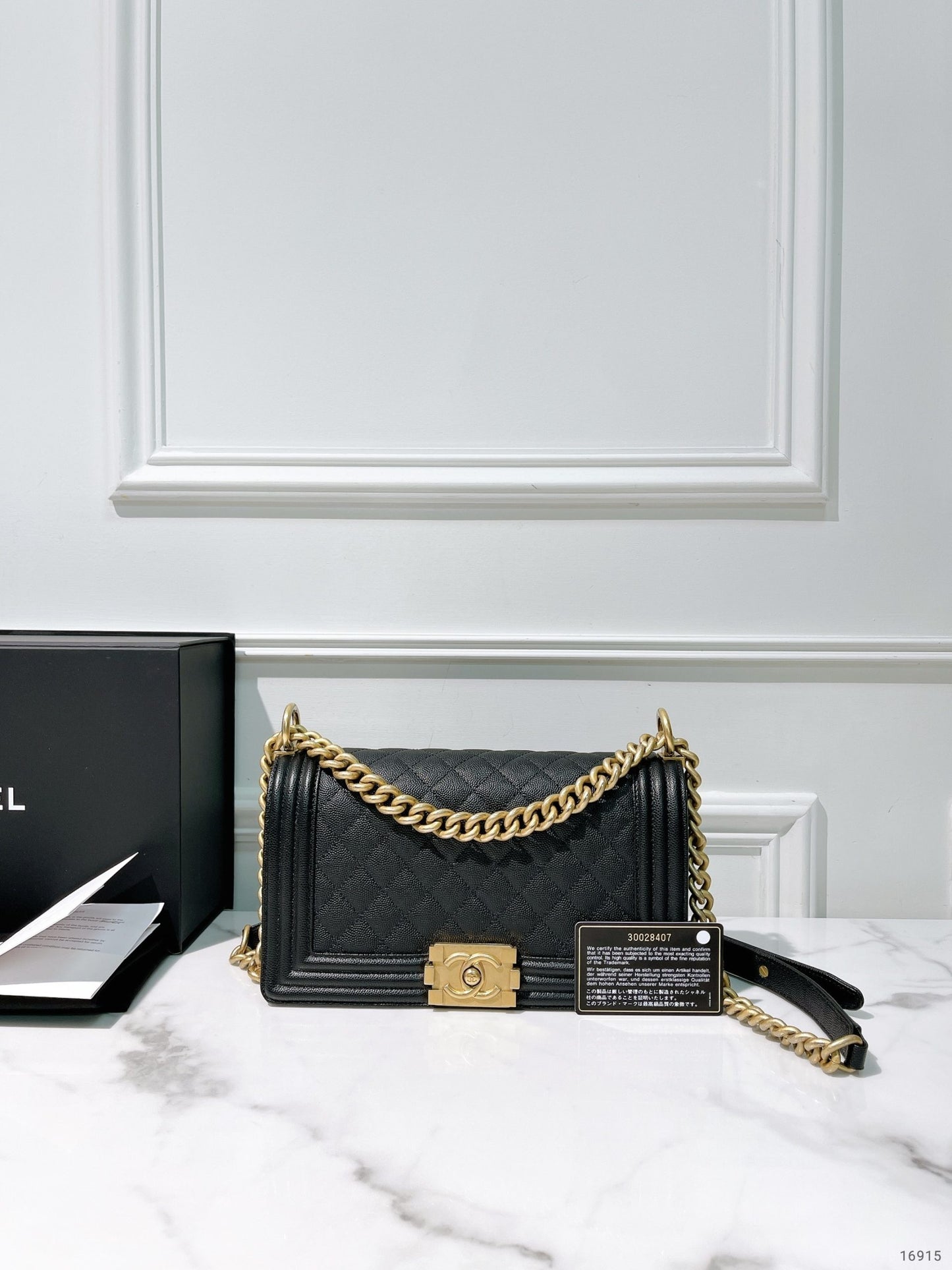 CHANEL LEBOY, Black/Gold