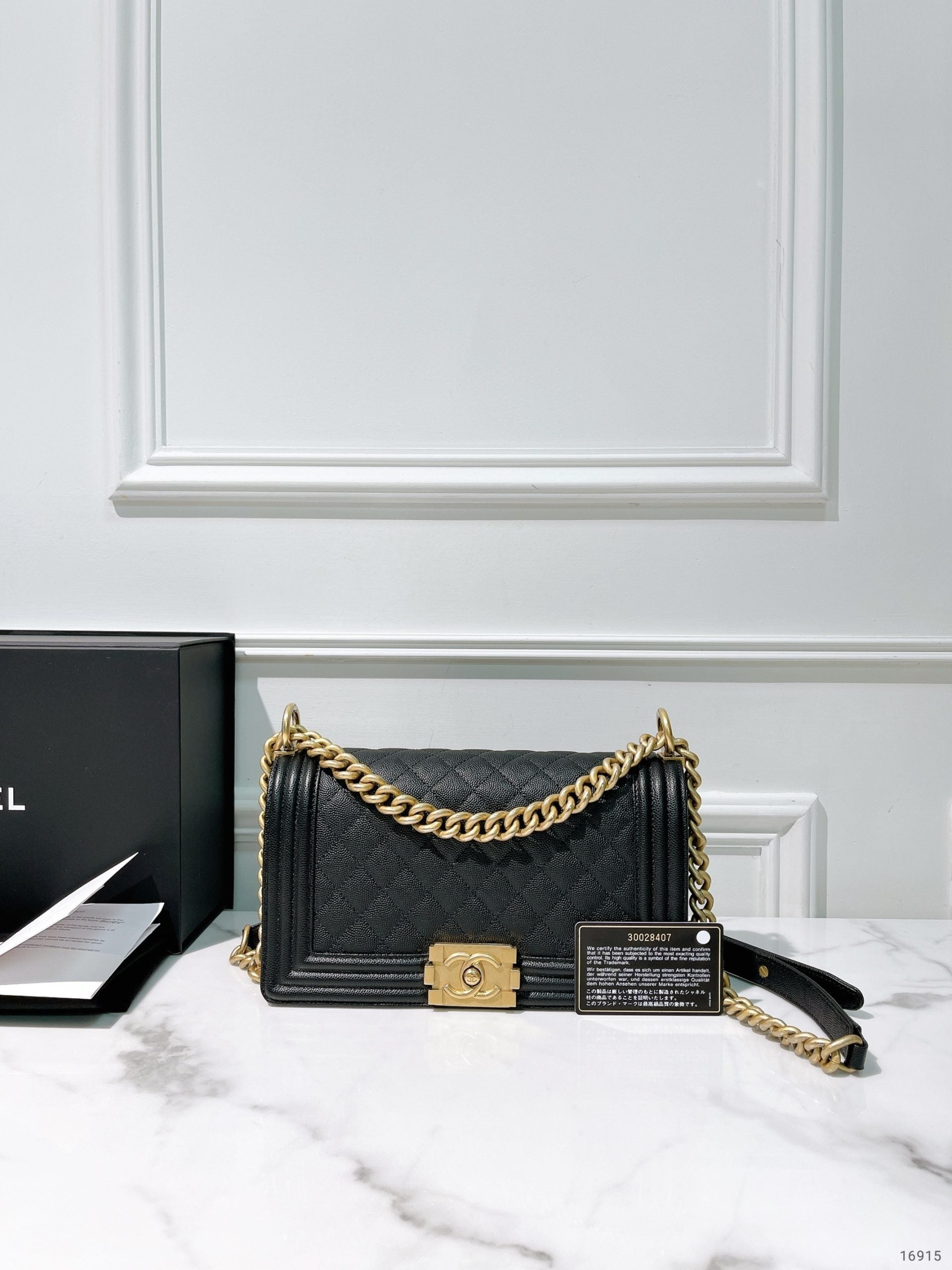 CHANEL LEBOY, Black/Gold