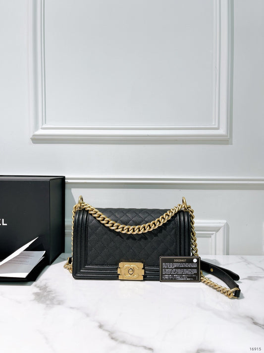 CHANEL LEBOY, Black/Gold