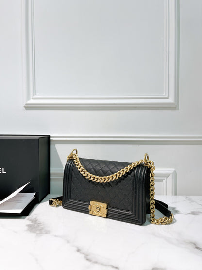 CHANEL LEBOY, Black/Gold