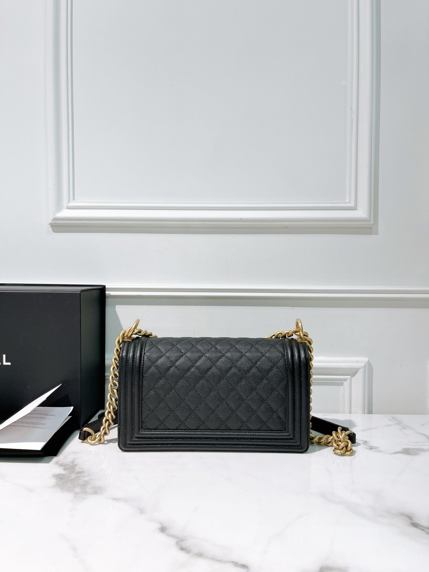 CHANEL LEBOY, Black/Gold