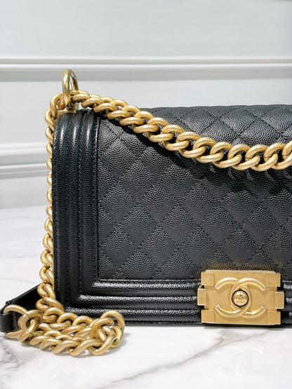 CHANEL LEBOY, Black/Gold