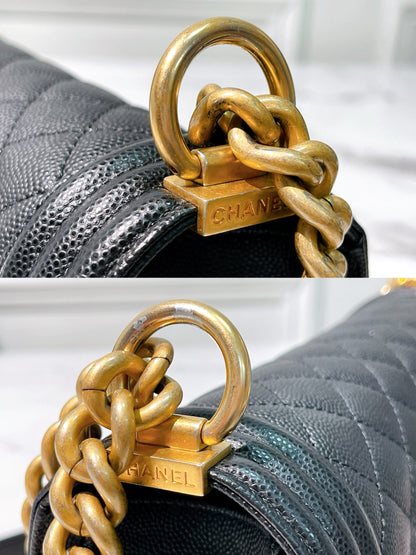 CHANEL LEBOY, Black/Gold