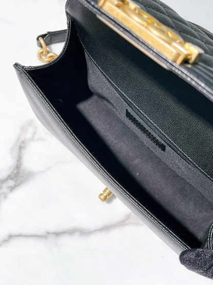 CHANEL LEBOY, Black/Gold