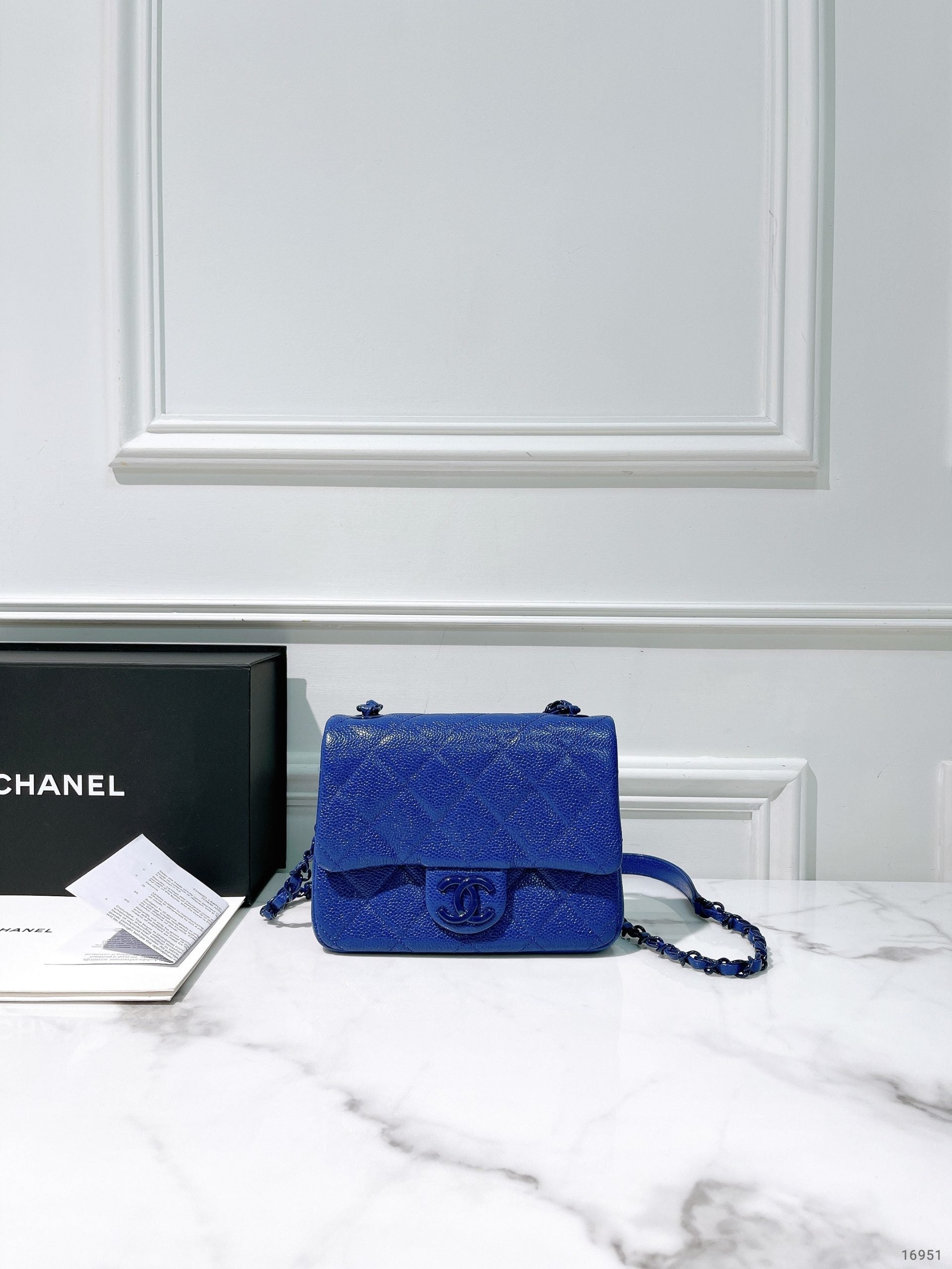 CHANEL MINI SQUARE, All Blue