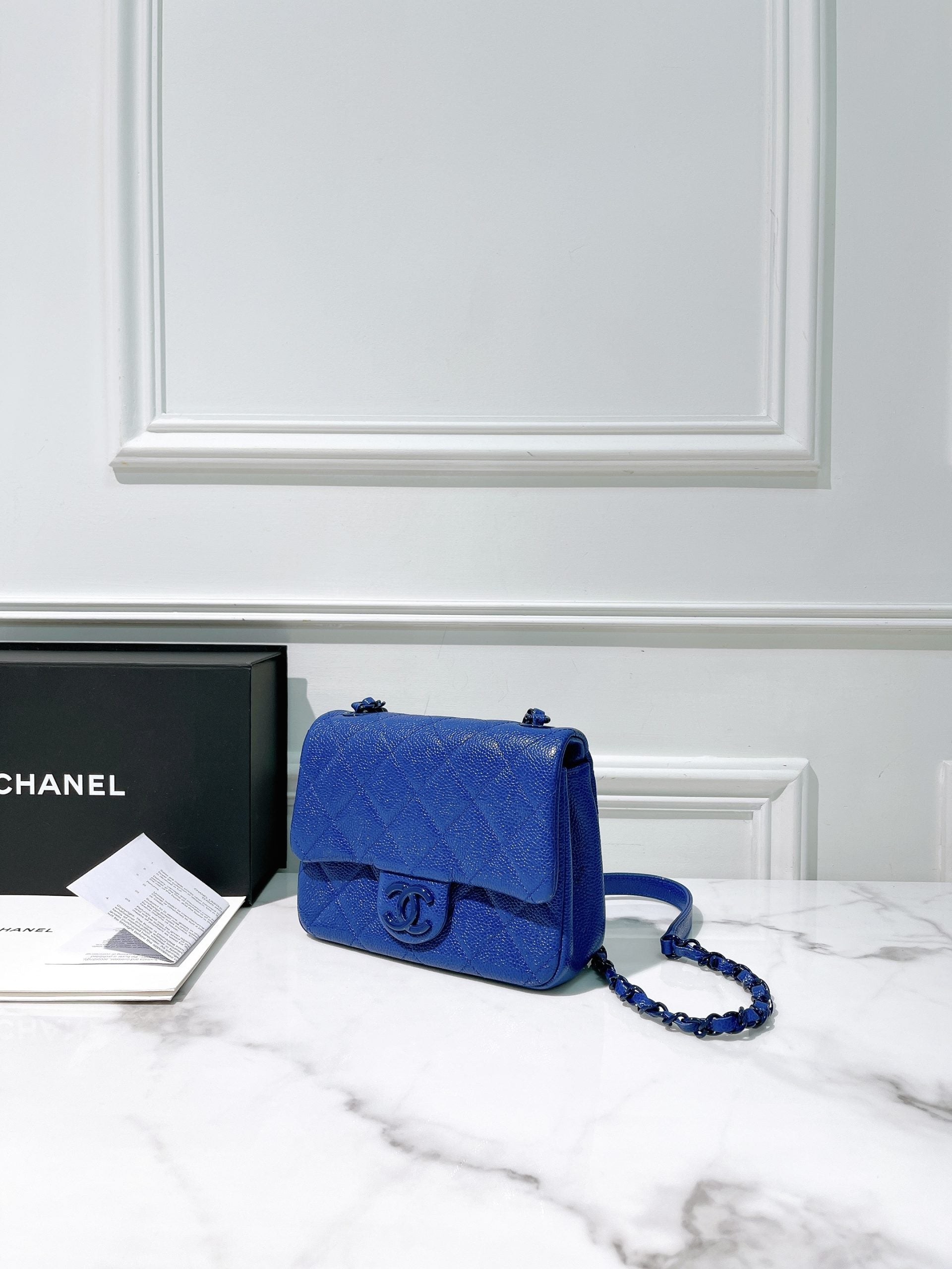 CHANEL MINI SQUARE, All Blue