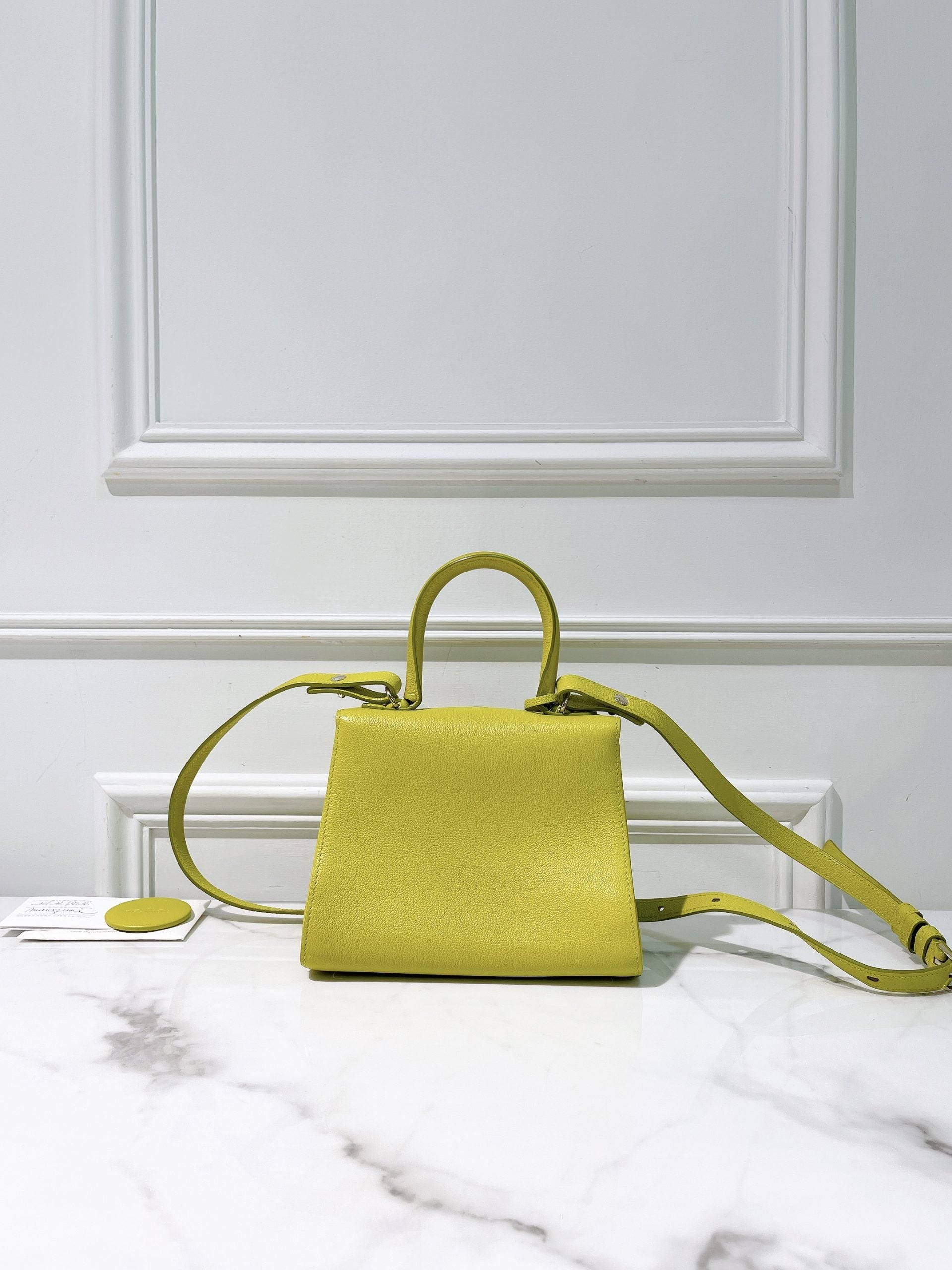 DELVAUX BRILLIANT MINI, Green/Silver