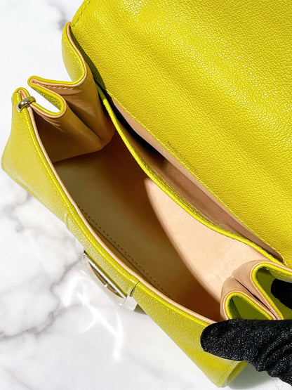 DELVAUX BRILLIANT MINI, Green/Silver