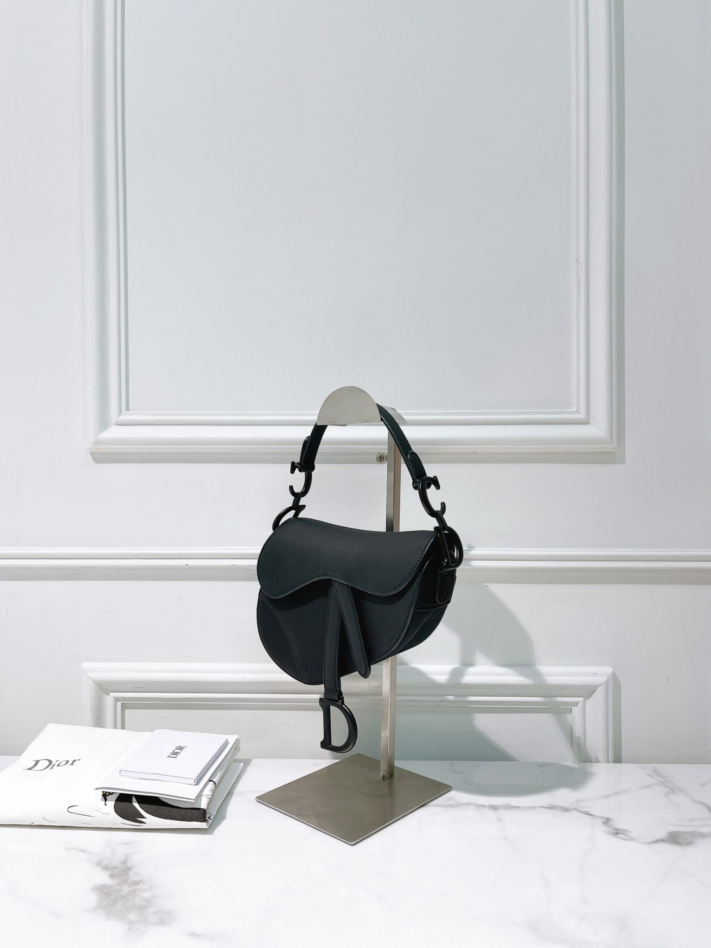 DIOR SMALL SADDLE, So Black