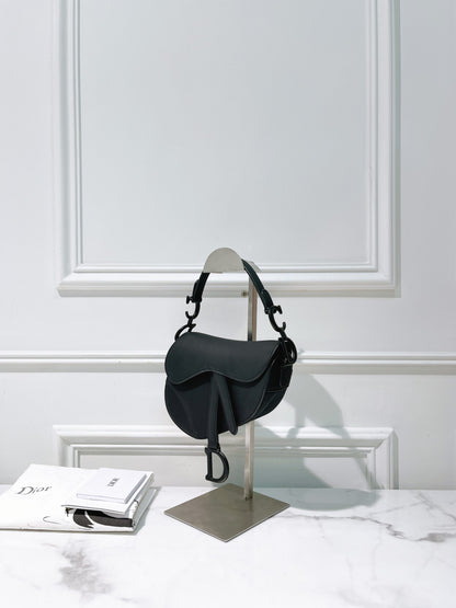 DIOR SMALL SADDLE, So Black