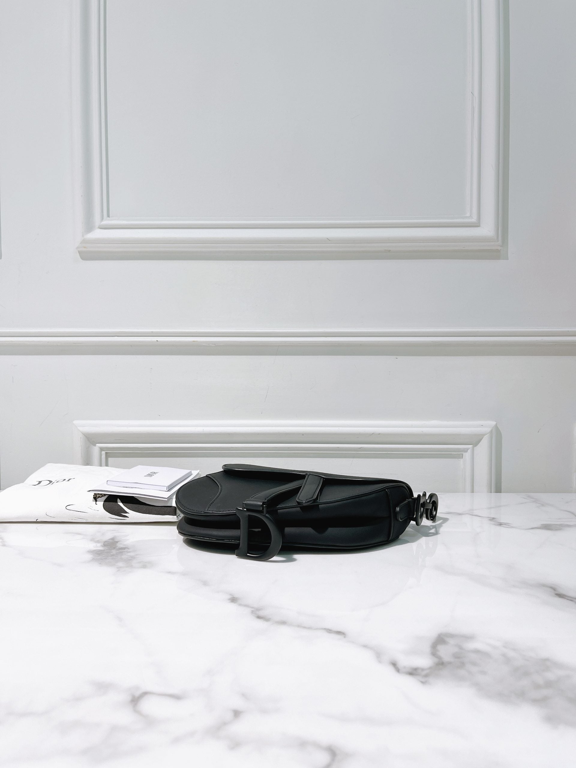 DIOR SMALL SADDLE, So Black