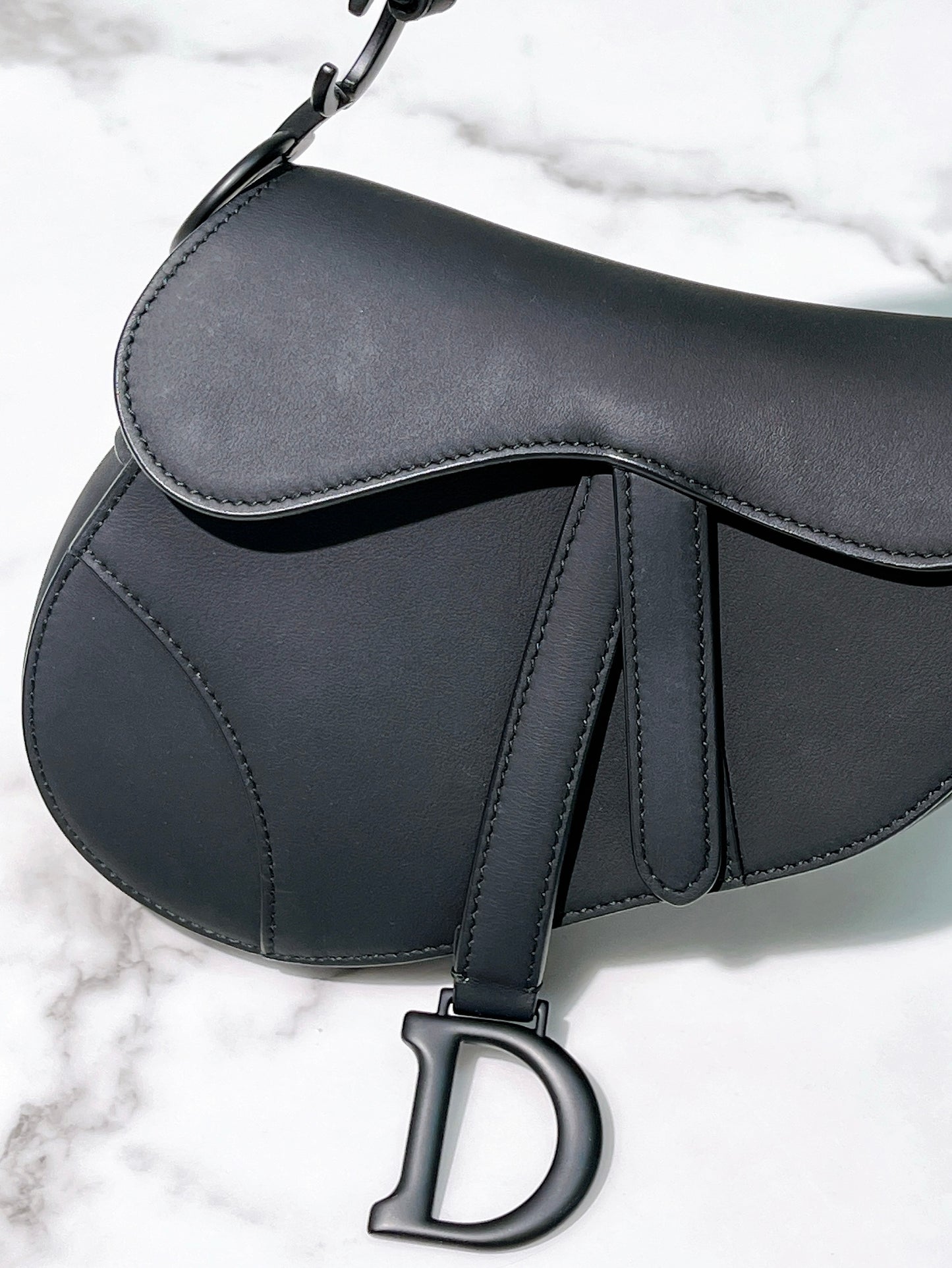 DIOR SMALL SADDLE, So Black