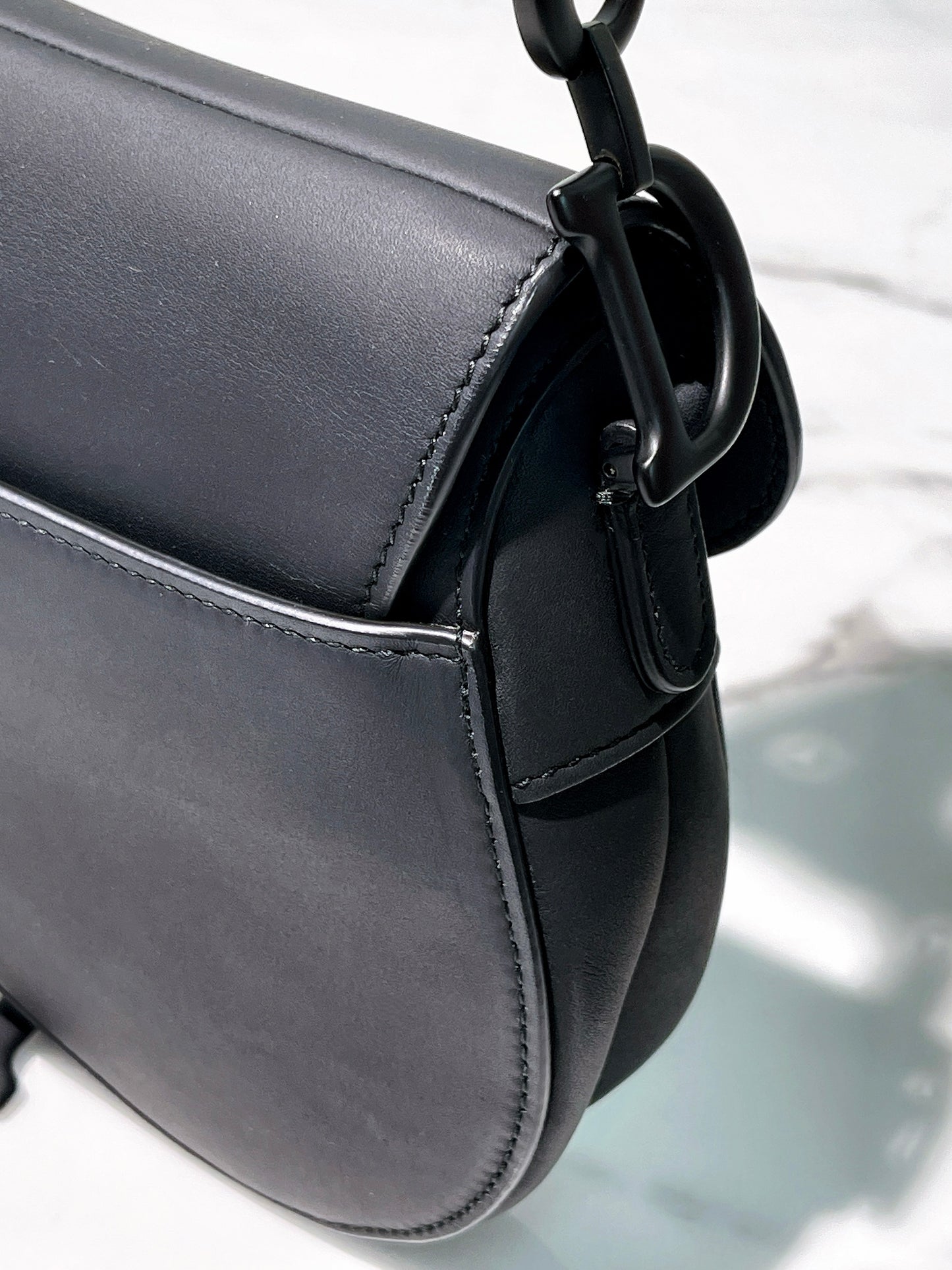 DIOR SMALL SADDLE, So Black