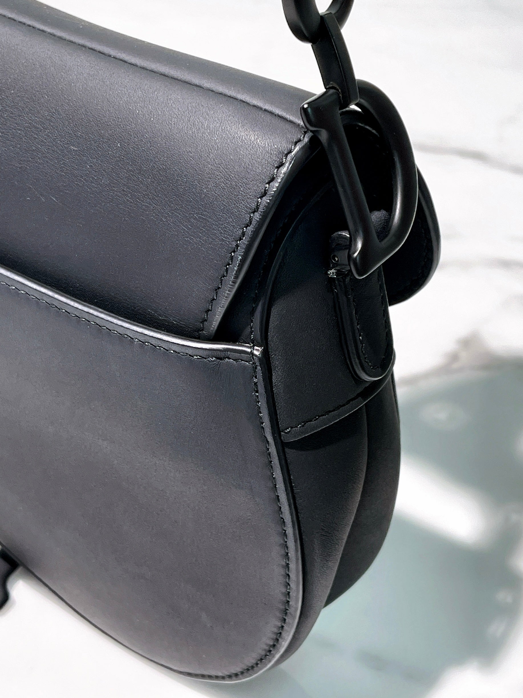 DIOR SMALL SADDLE, So Black