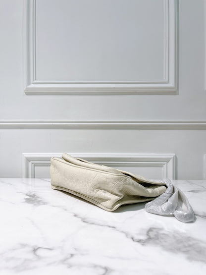 YSL MEDIUM NIKI, White/Silver