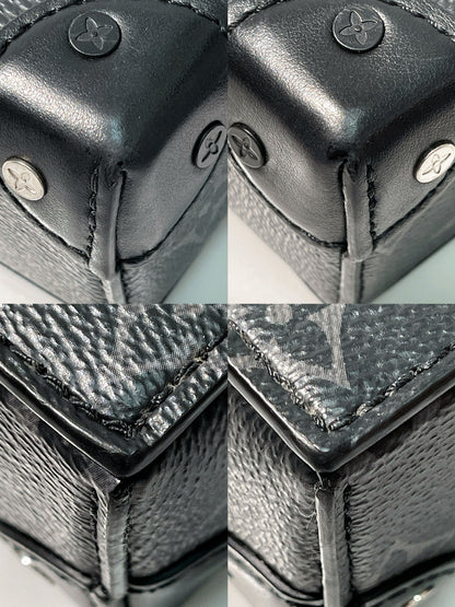 LV STEAMER WEARABLE WALLET, Monogram Eclipse