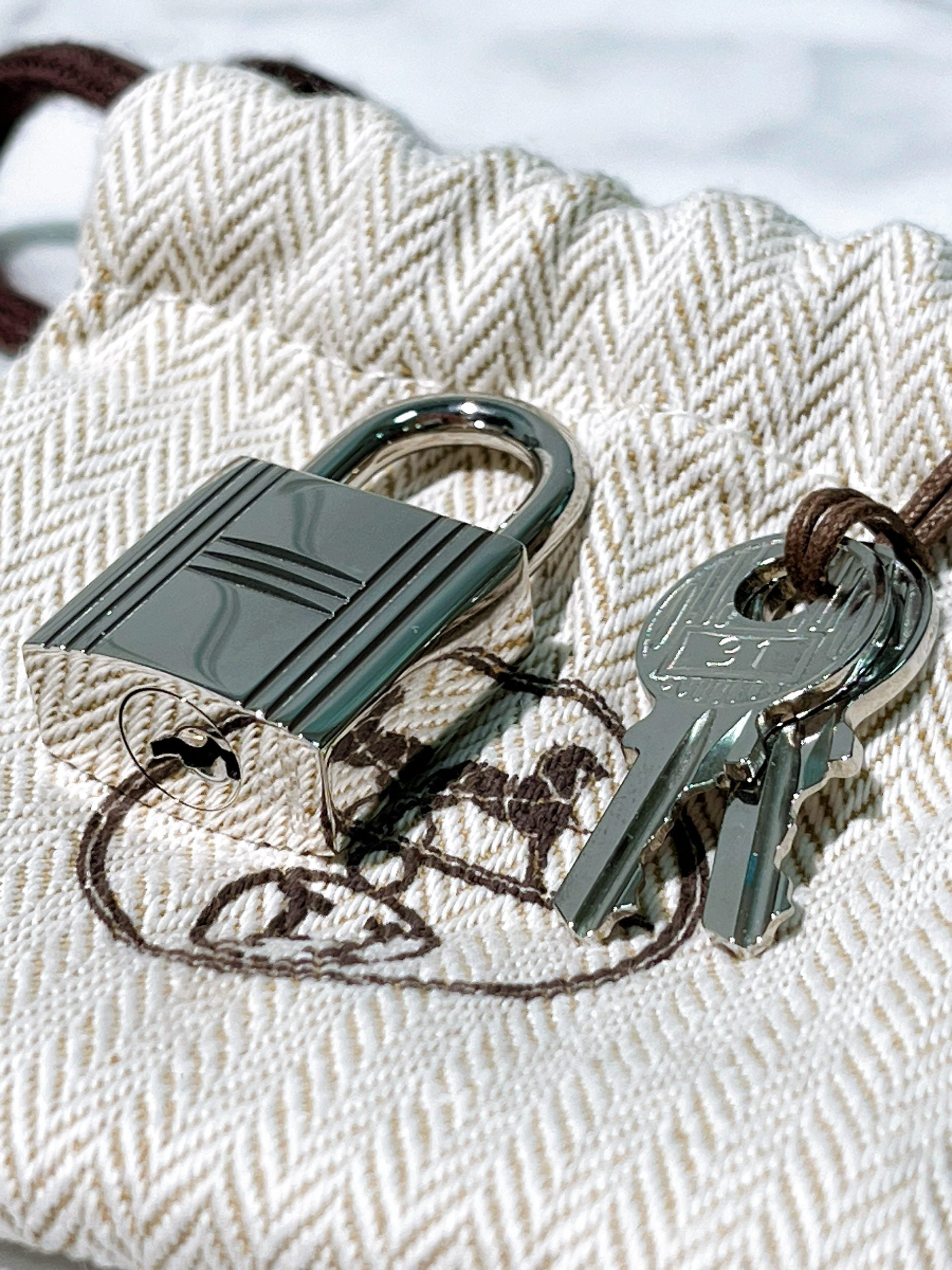 HERMES PICOTIN 18, Bleu Atoll/Silver