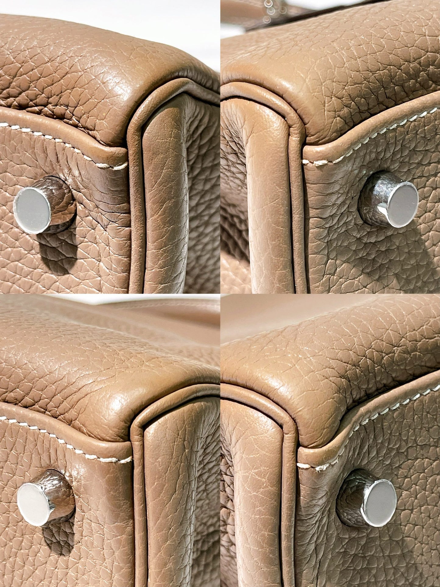 HERMES KELLY 32, Etoupe/Gold