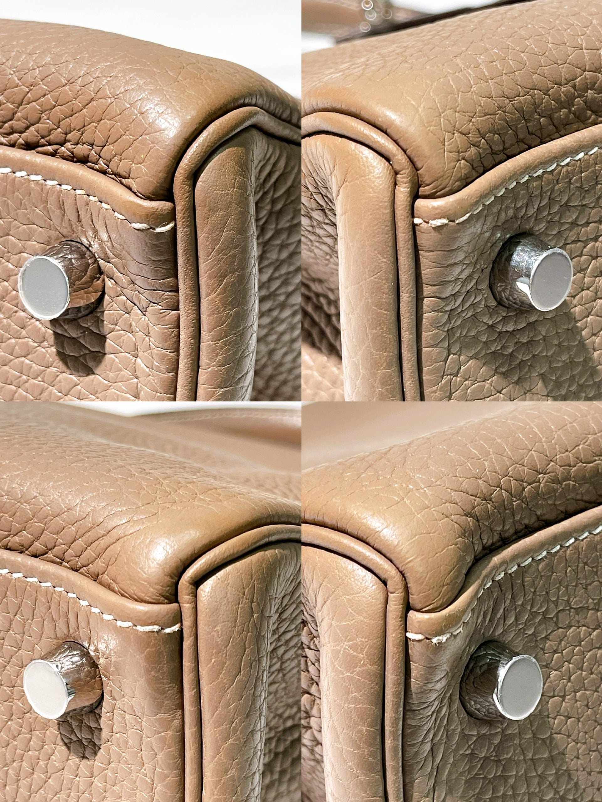 HERMES KELLY 32, Etoupe/Gold