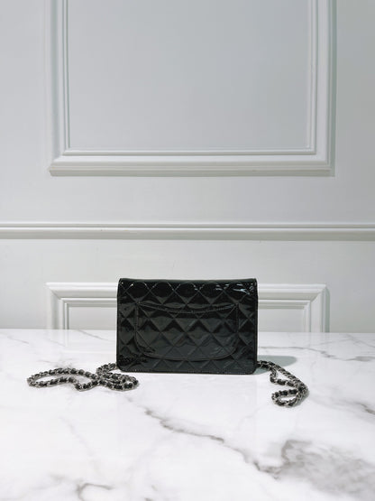 CHANEL WOC, Black/Silver