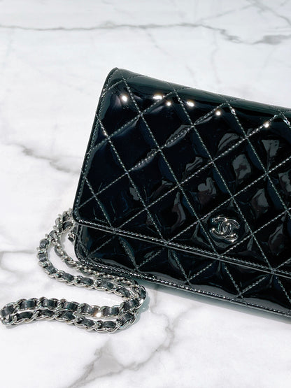 CHANEL WOC, Black/Silver