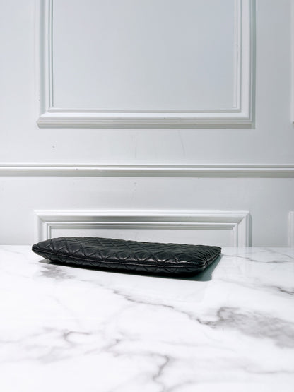 CHANEL CLASSIC POUCH, Black/Gold