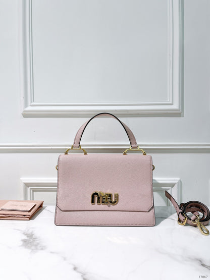 MIUMIU SHOULDER BAG, Pink/Gold