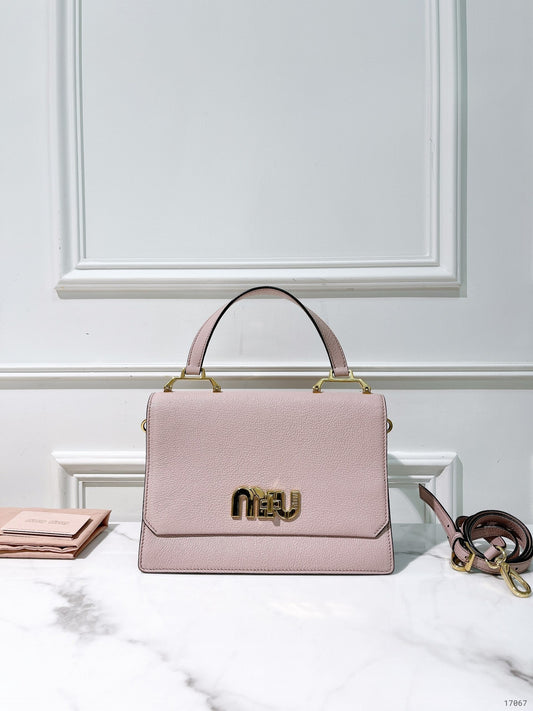 MIUMIU SHOULDER BAG, Pink/Gold