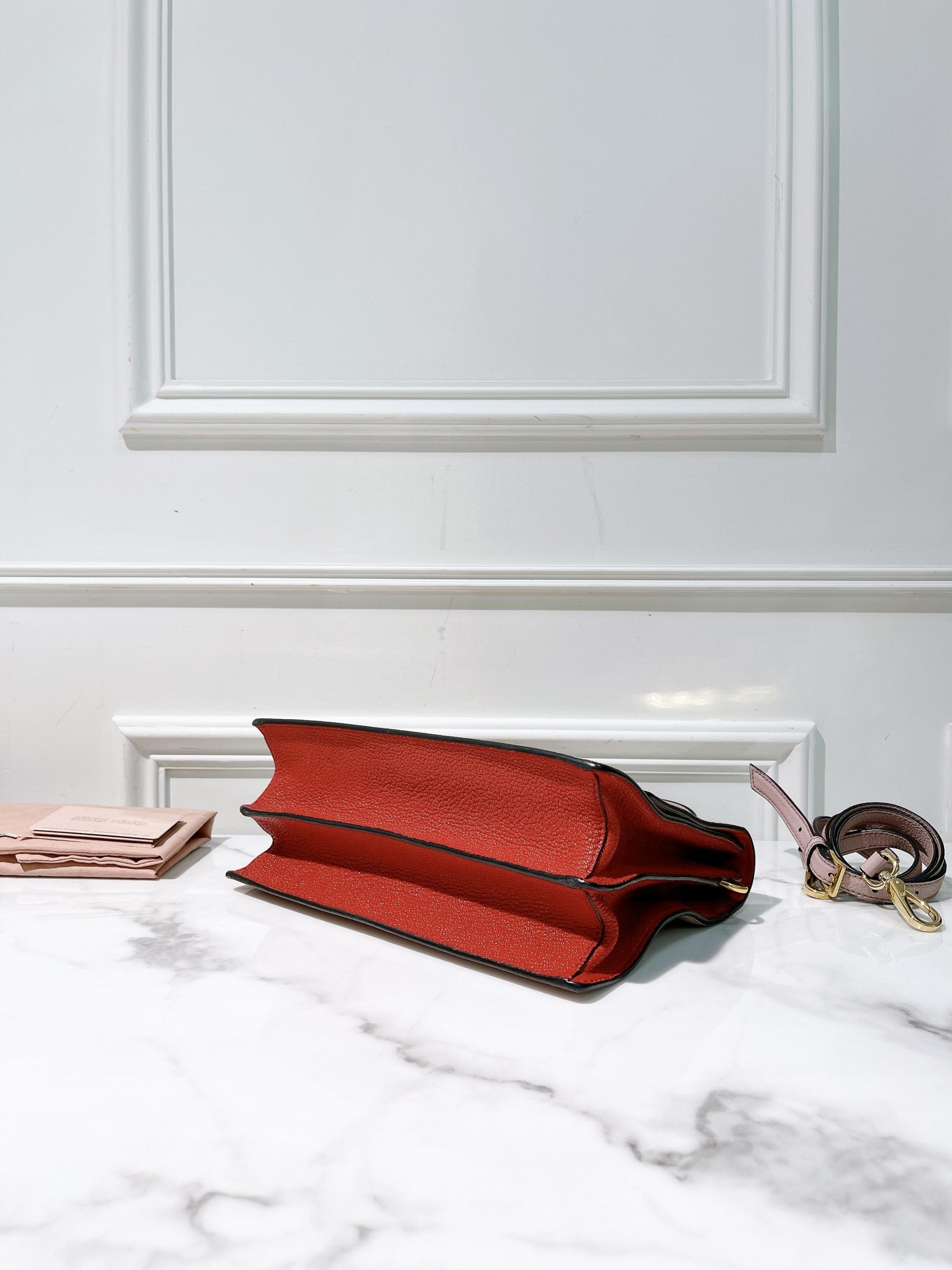 MIUMIU SHOULDER BAG, Pink/Gold