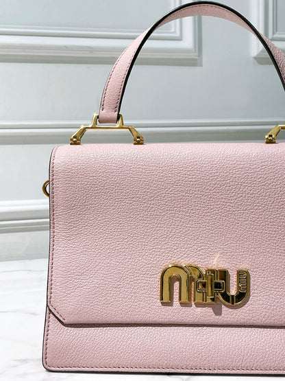 MIUMIU SHOULDER BAG, Pink/Gold