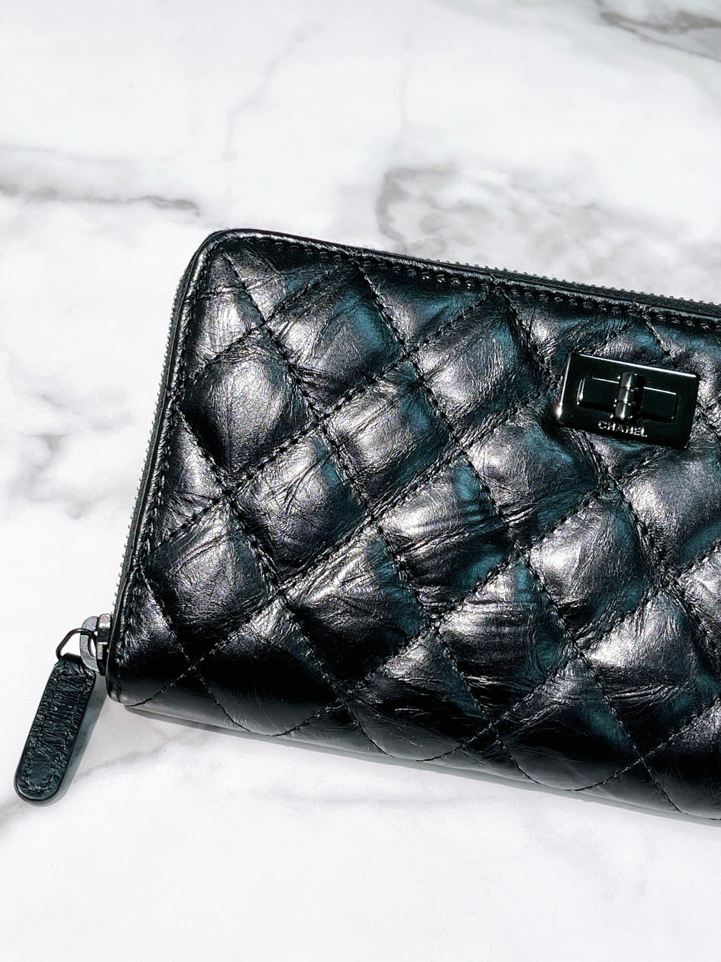 CHANEL 2.55 WALLET, So Black