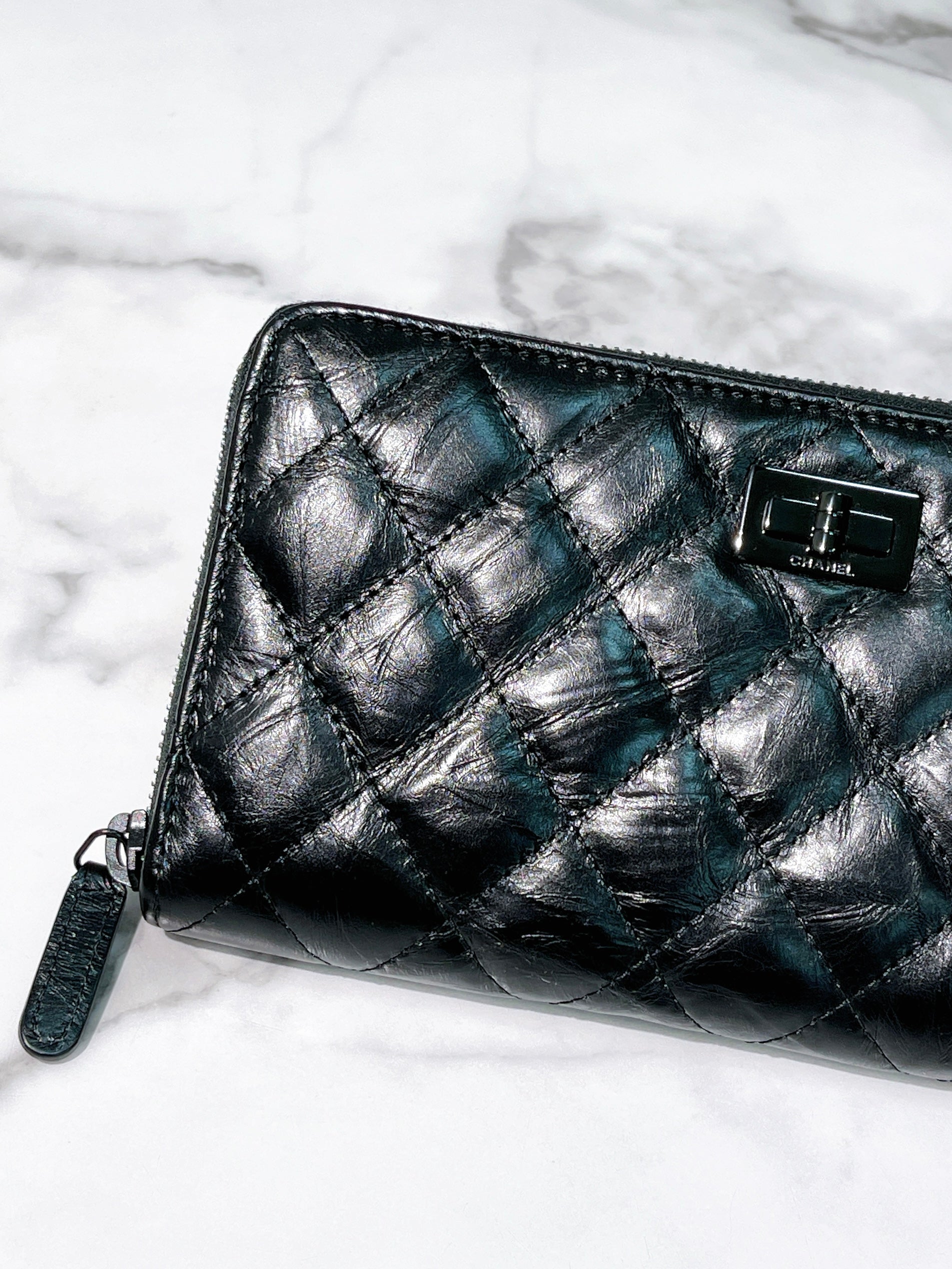 CHANEL 2.55 WALLET, So Black