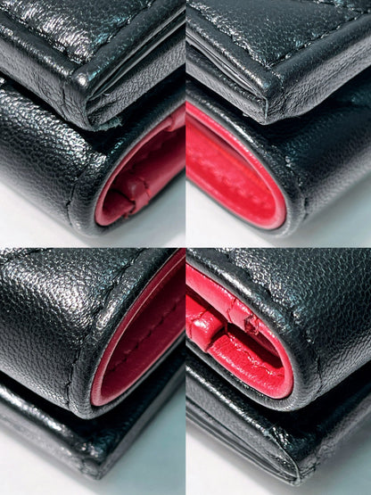 CHANEL 19 WALLET, Black/Gold